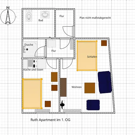 Apartman Monteurwohnung Im 1og *